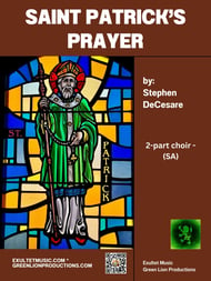 Saint Patrick's Prayer SA choral sheet music cover Thumbnail